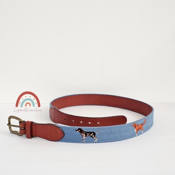 New! Smathers & Branson x J. Crew Dog Needlepoint Belt - Picture 9 of 14